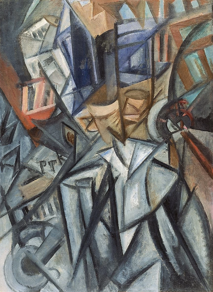 Analisi dei volumi sull'uomo in strada ,, 1913